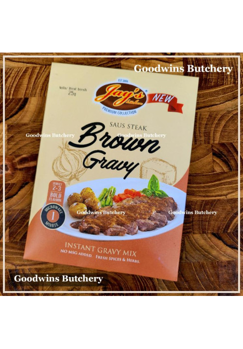 Gravy Jay's BROWN INSTANT GRAVY saus steak classic Jays 25g